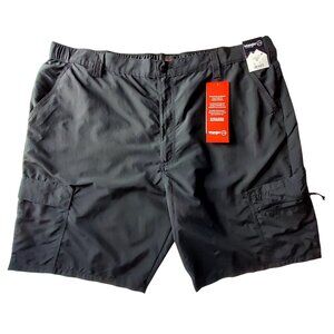 Wrangler All Terrain Gear Ripstop Nylon Outdoor Shorts In Black Size 44